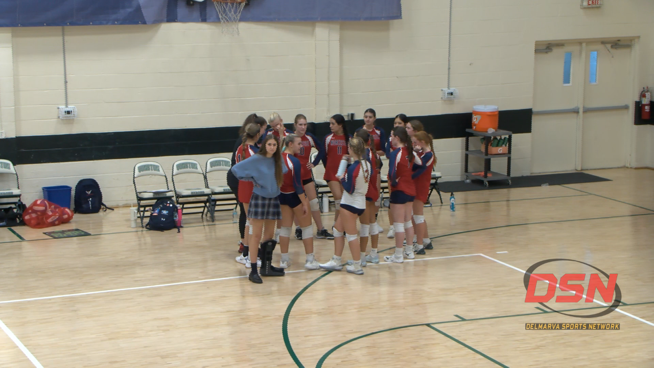 Gunston volleyball to play in ESIAC final after 3-0 sweep in semi-final.